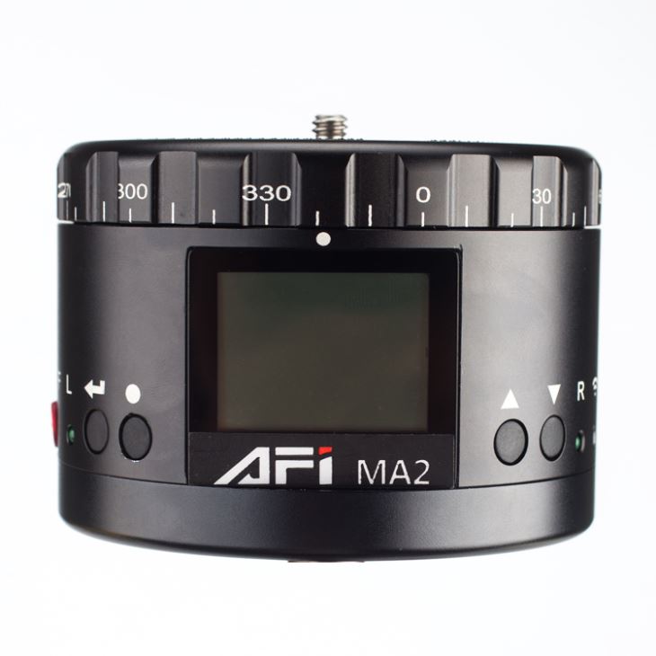 DSLR Kamera AFI MA2 için Metal 360 ° Kendinden Dönen Panoramik Elektrik Motoru Bilyalı Kafa