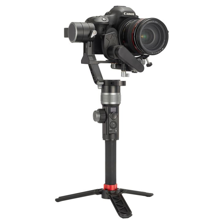DSLR Ve Profesyonel Kamera için 3 Eksenli El Gimbal Sabitleyici Hızlandırılmış Hafif ve Taşınabilir Çekim